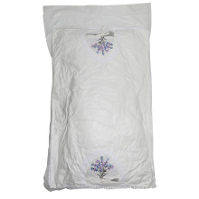 Wholesale Cheap White Cotton Cover Filling 1.5D  Microfiber Filling Hotel / Hospital Hotel Pillow